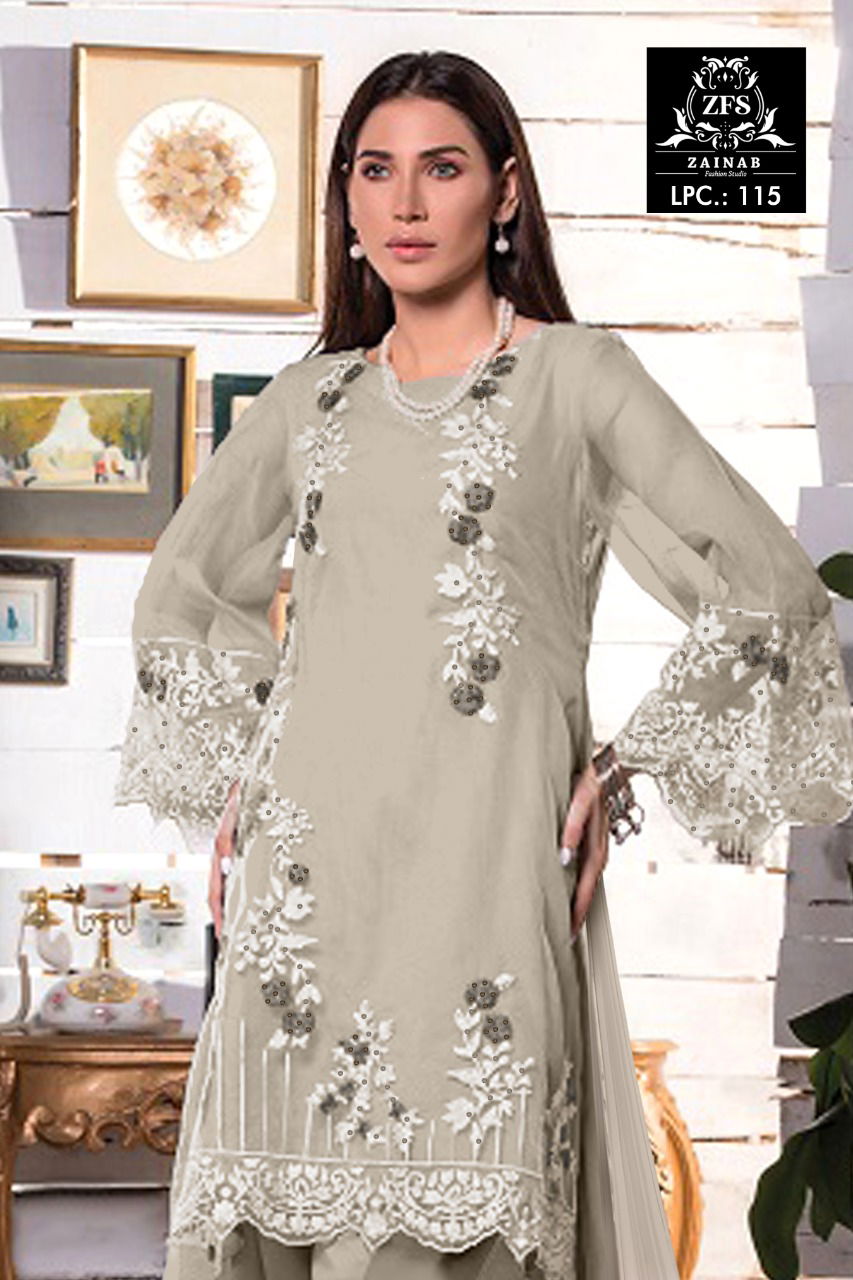 Zainab Fashion Studio Ipc 115 Fancy Festive Wear Designer Ready Made Collection